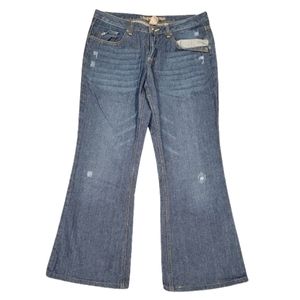 Limited Too 14 1/2 Super Low Flare Jeans Plus